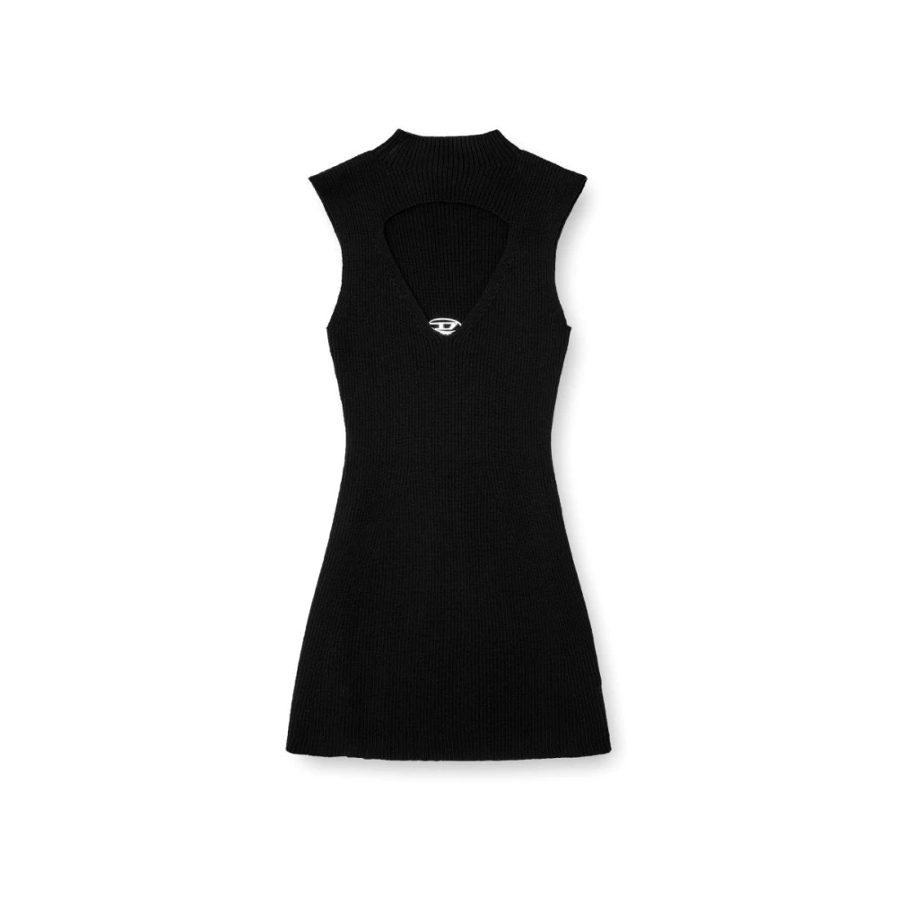 Diesel Women's Black Short Dresses, M, M-Oloni Short