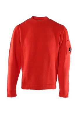 Compact Cotton Crewneck Lens Knit
