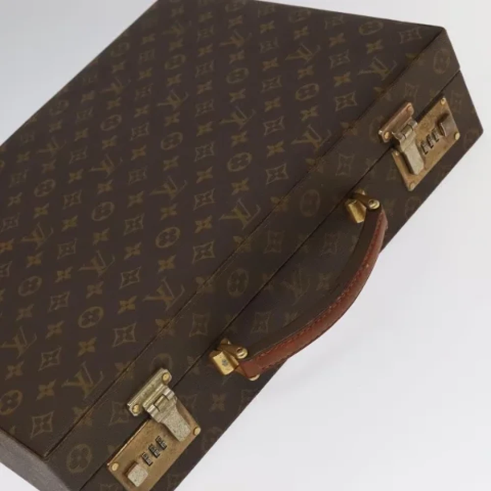 Louis Vuitton Vintage Pre-owned Canvas briefcases Brown Dames