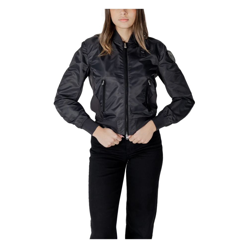 Blauer Lente Zomer Dames Jassen Collectie Black Dames