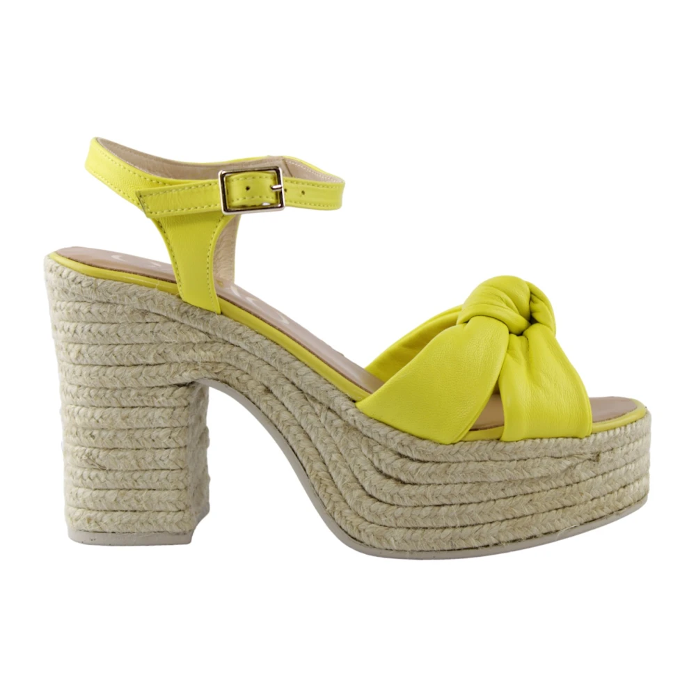 Gaimo Gula Espadrillos Slip-On Skor Yellow, Dam