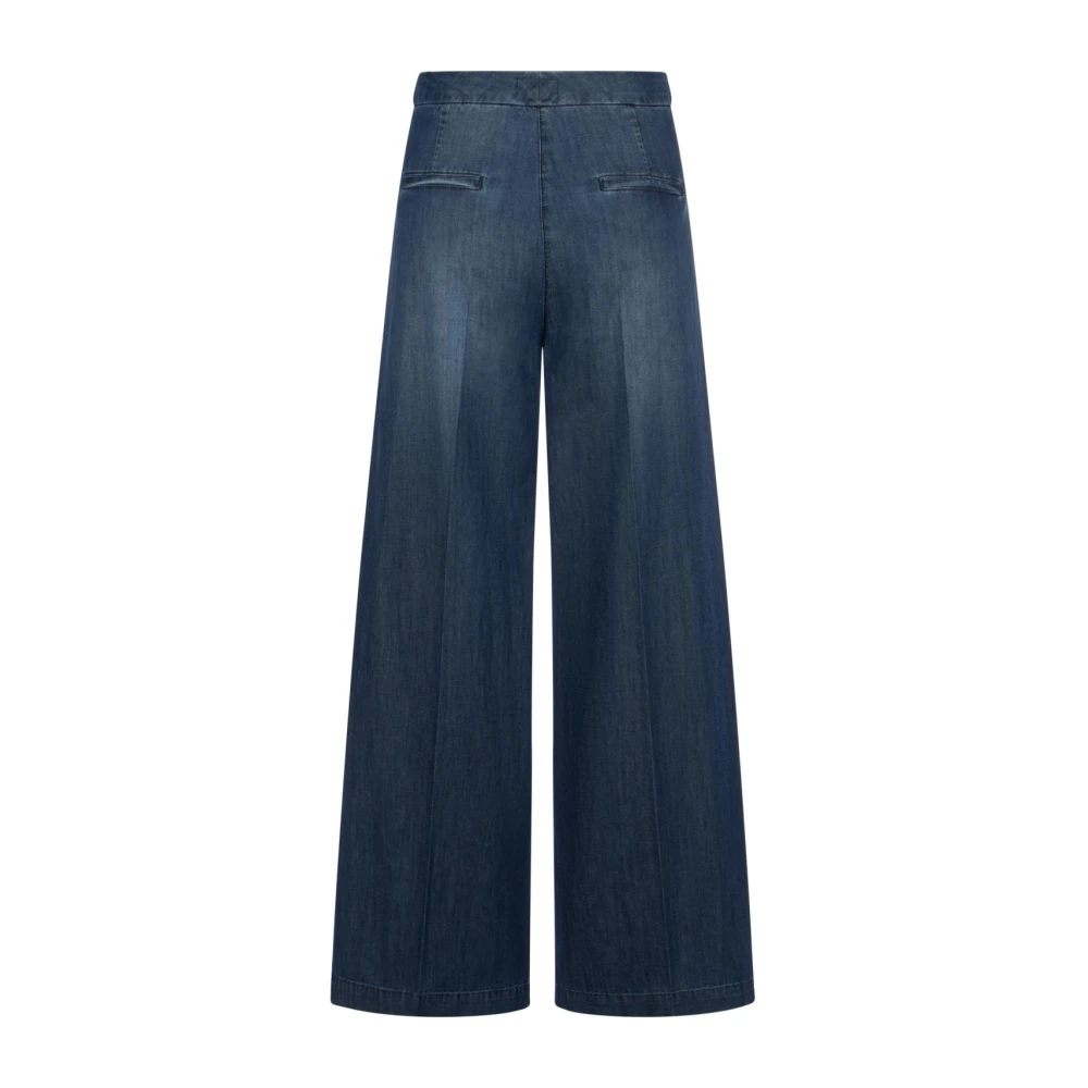 Seductive Zomer Wide Leg Jeans Blue Dames