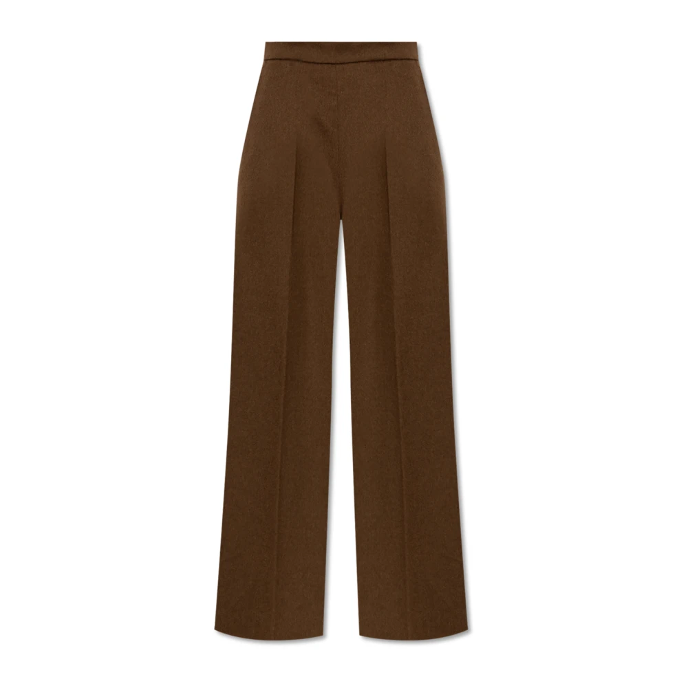 Max Mara Wollen broek Axe Brown Dames