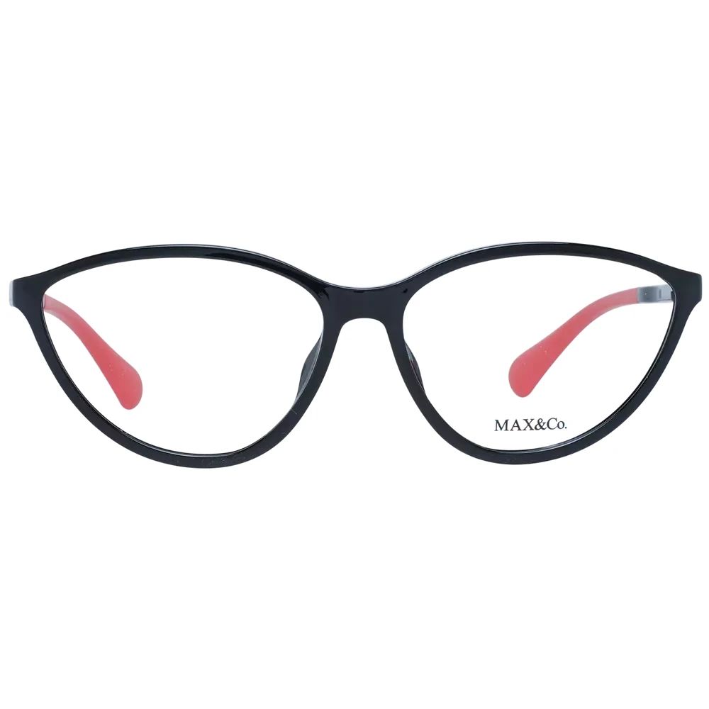 Max & Co Stijlvolle zwarte Cat Eye Bril voor dames Black Dames