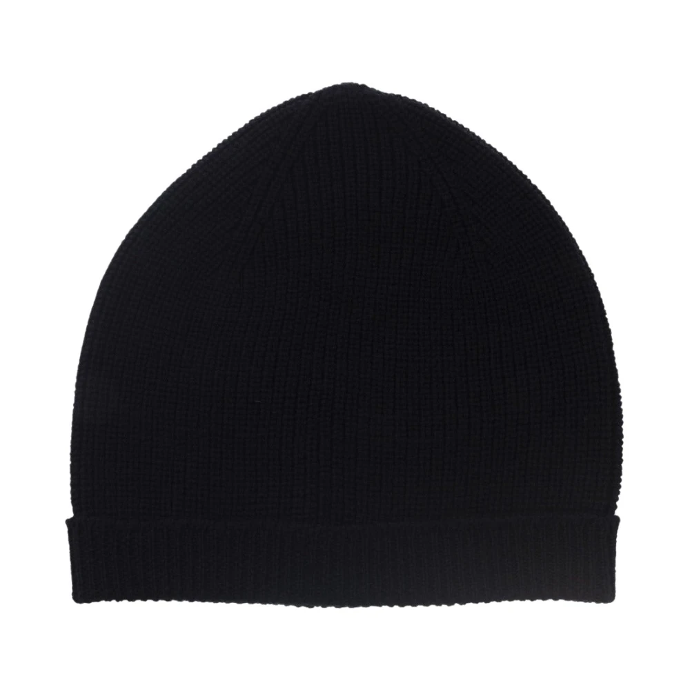 Alpha Studio Gebreide muts accessoires Blue Heren