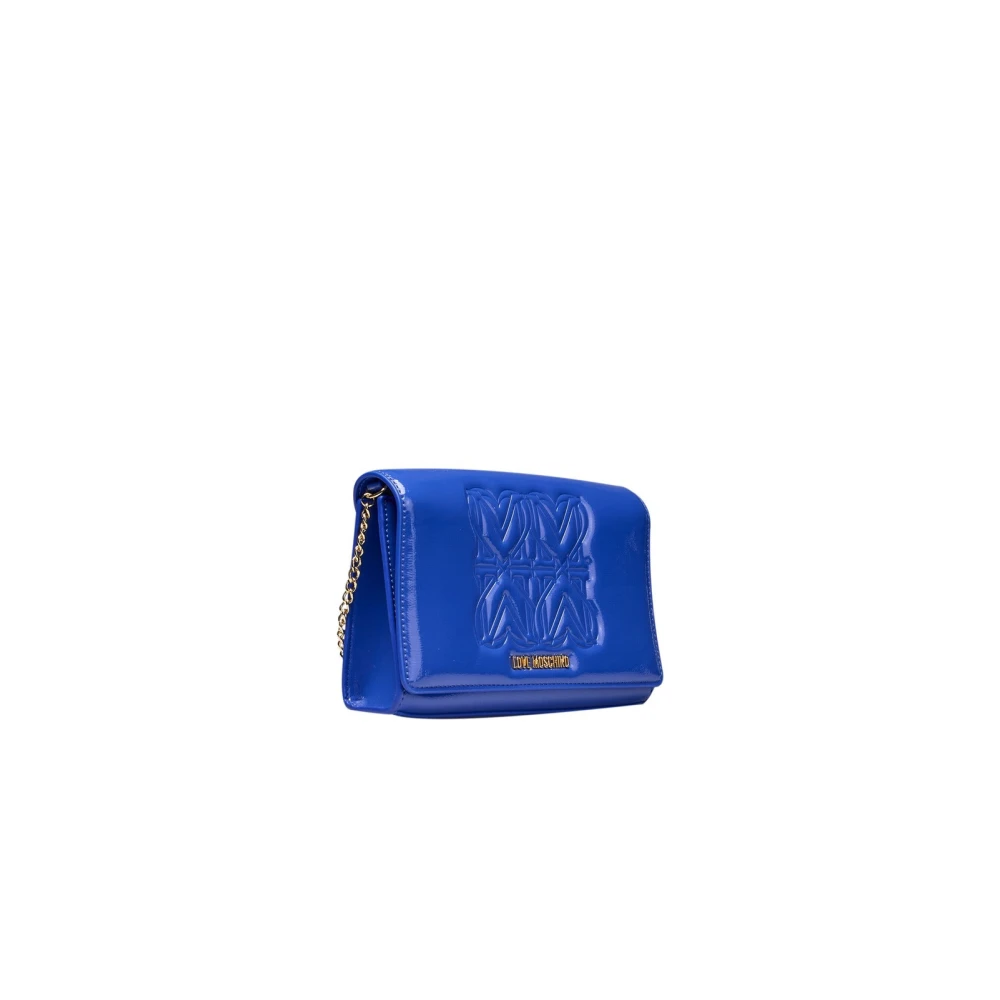 Love Moschino Crossbody tassen met kettingsluiting Blue Dames
