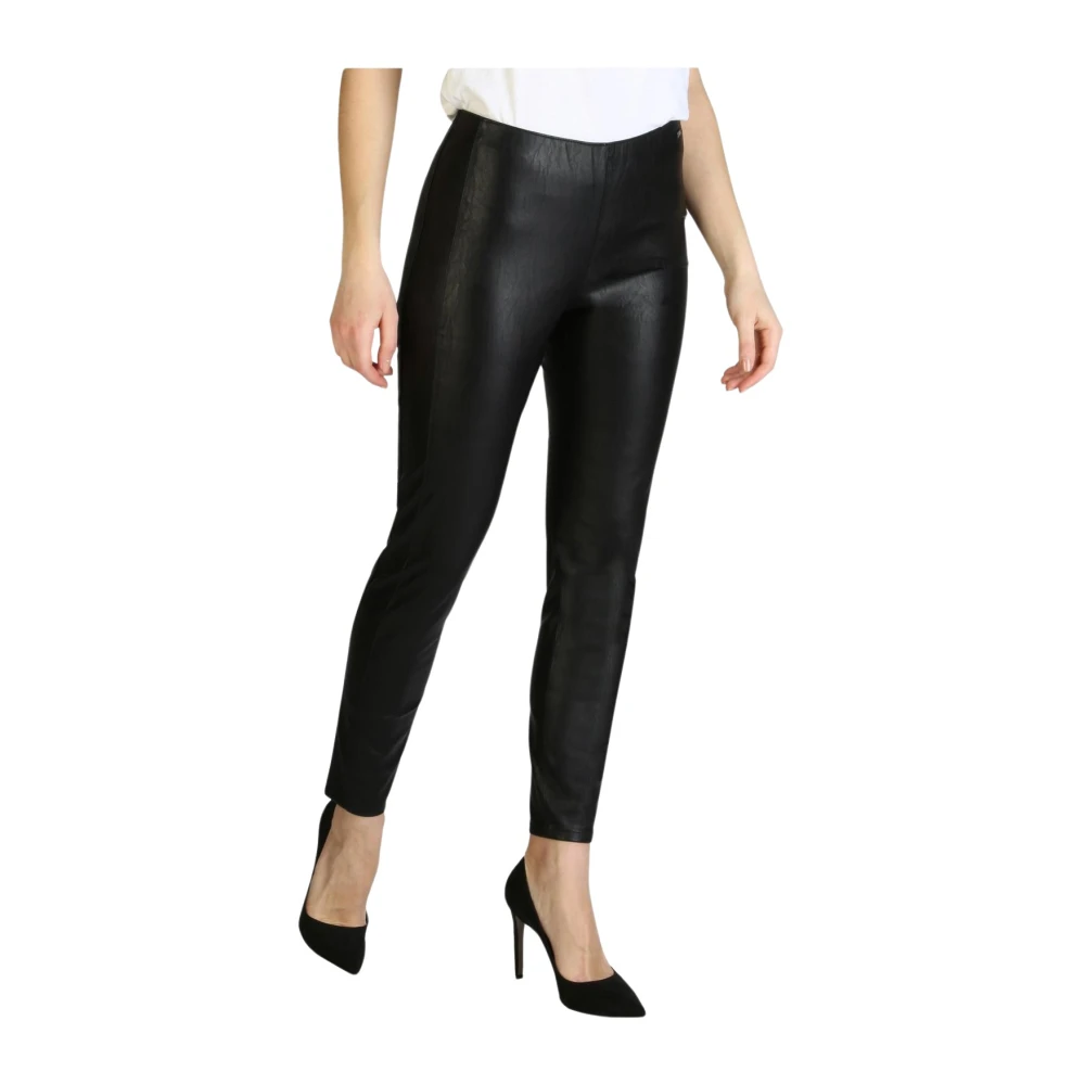 Armani Exchange Zwarte Stijlvolle Broek Black Dames