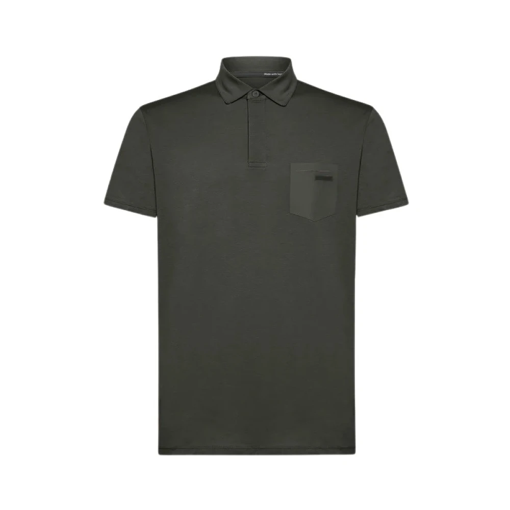RRD Katoenen polo shirt met zak Green Heren