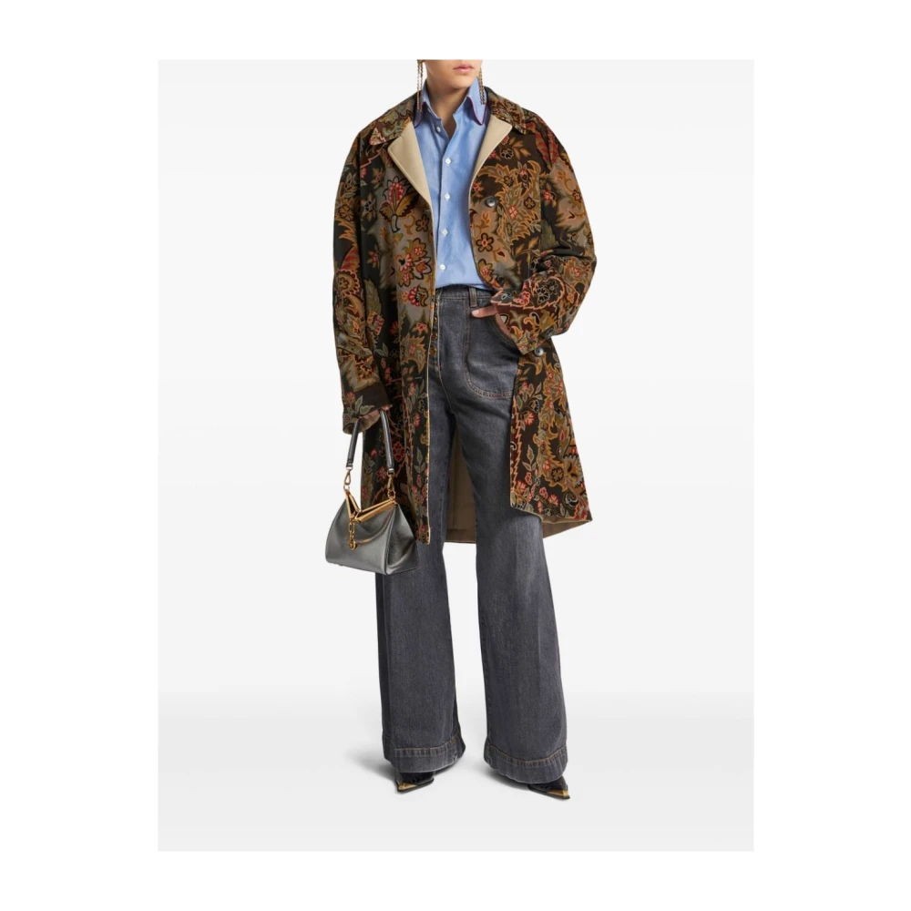 ETRO Indigo MRW Shirt Blue Dames