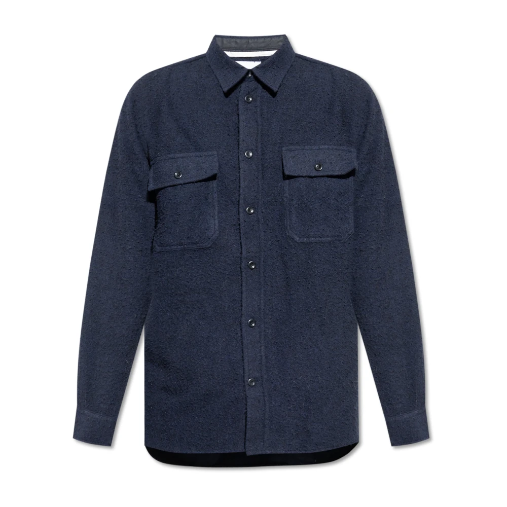 Norse Projects Silas jas Blue Heren