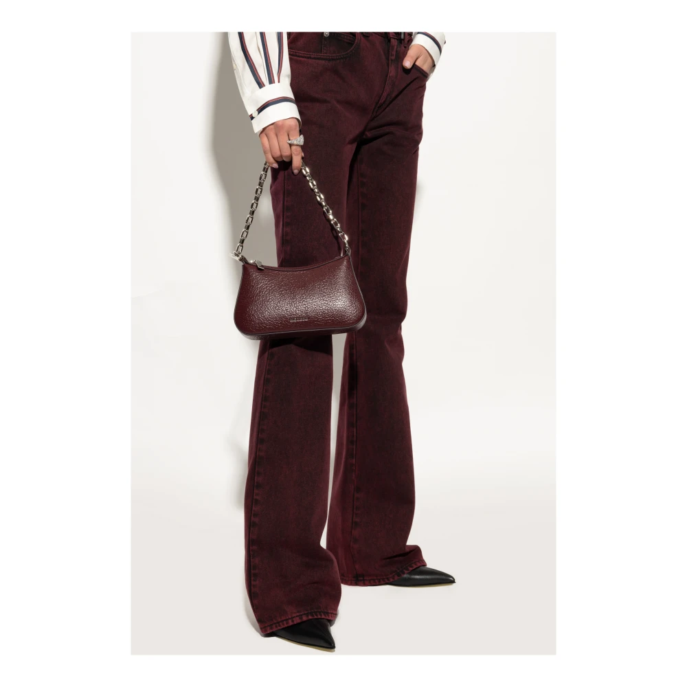 alexander mcqueen Tas T-Bar Mini Red Dames