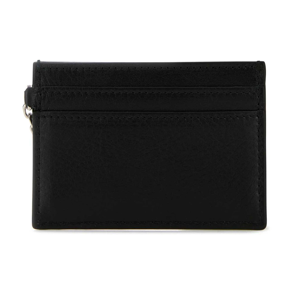 alexander mcqueen Leren Sling Kaarthouder Black Dames