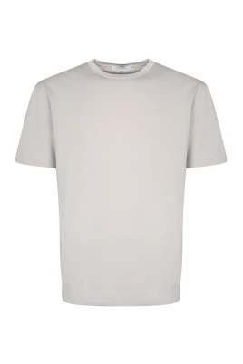 Bomullscrepe T-shirt