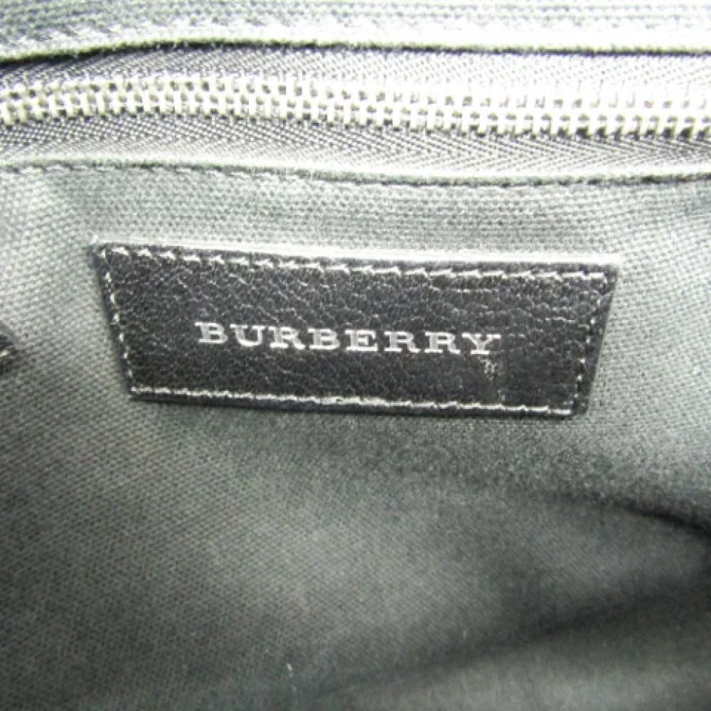 Burberry Vintage Pre-owned Canvas handbags Beige Dames
