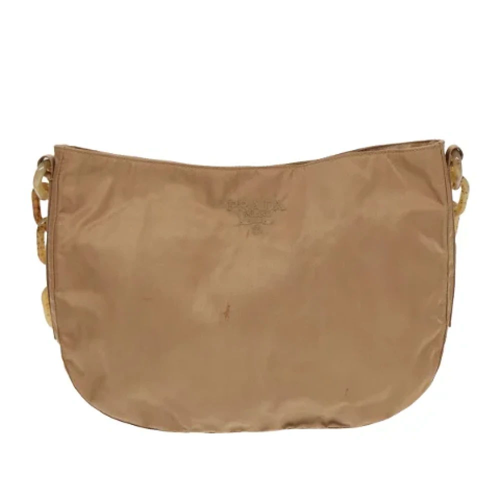 Prada Vintage Pre-owned Fabric prada-bags Brown Dames