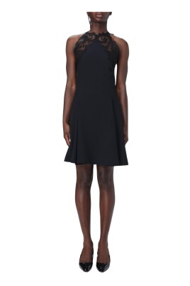 elegante-robe-mini-a-line-noire