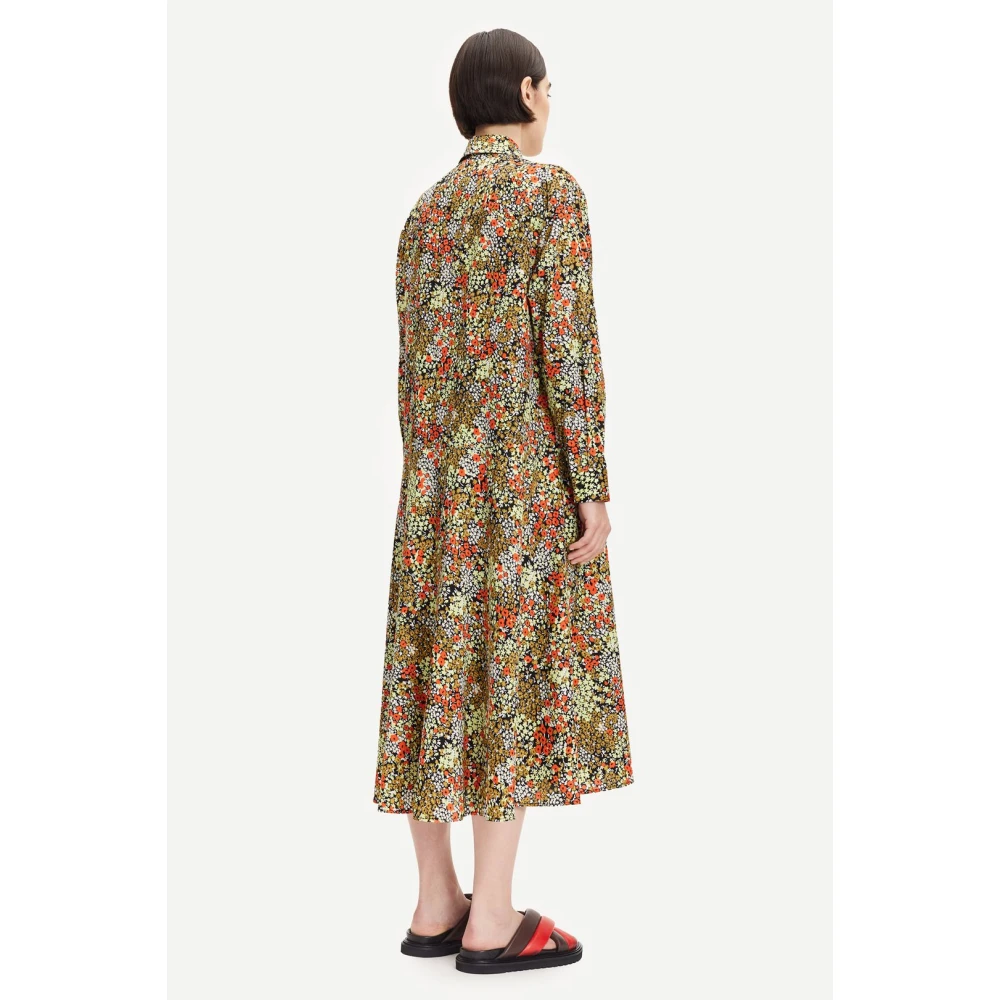 Samsøe Shirtjurk met bloemenprint en riem Multicolor Dames