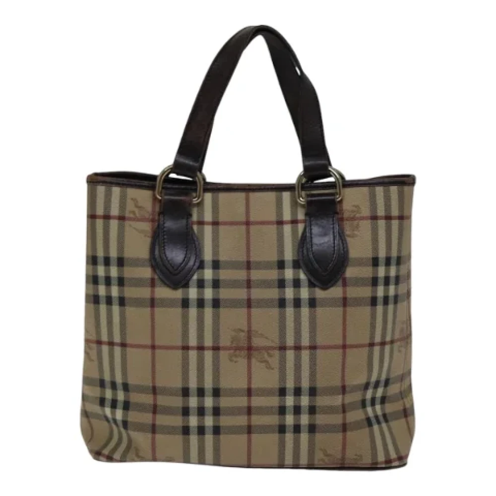Burberry Vintage Pre-owned Canvas totes Beige Dames