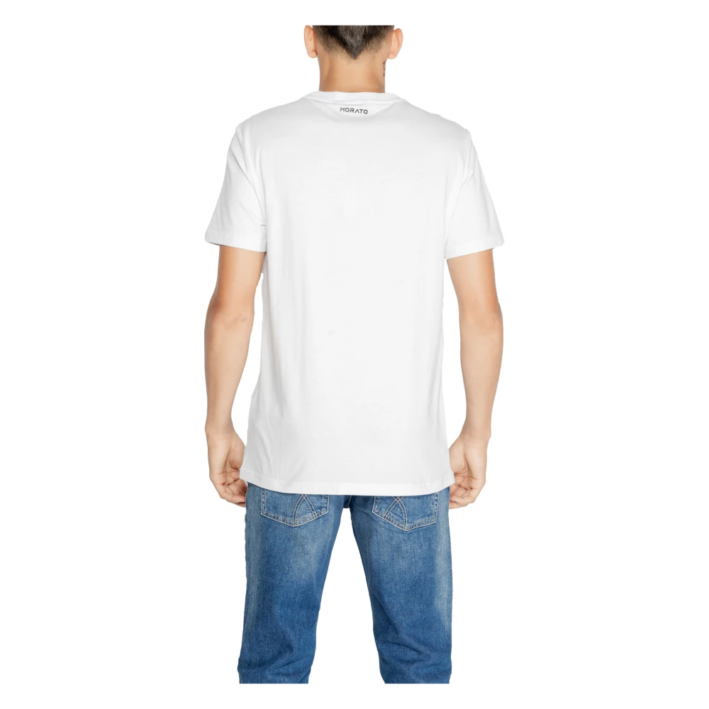 Antony Morato Wit Bedrukt Katoenen T-shirt White Heren