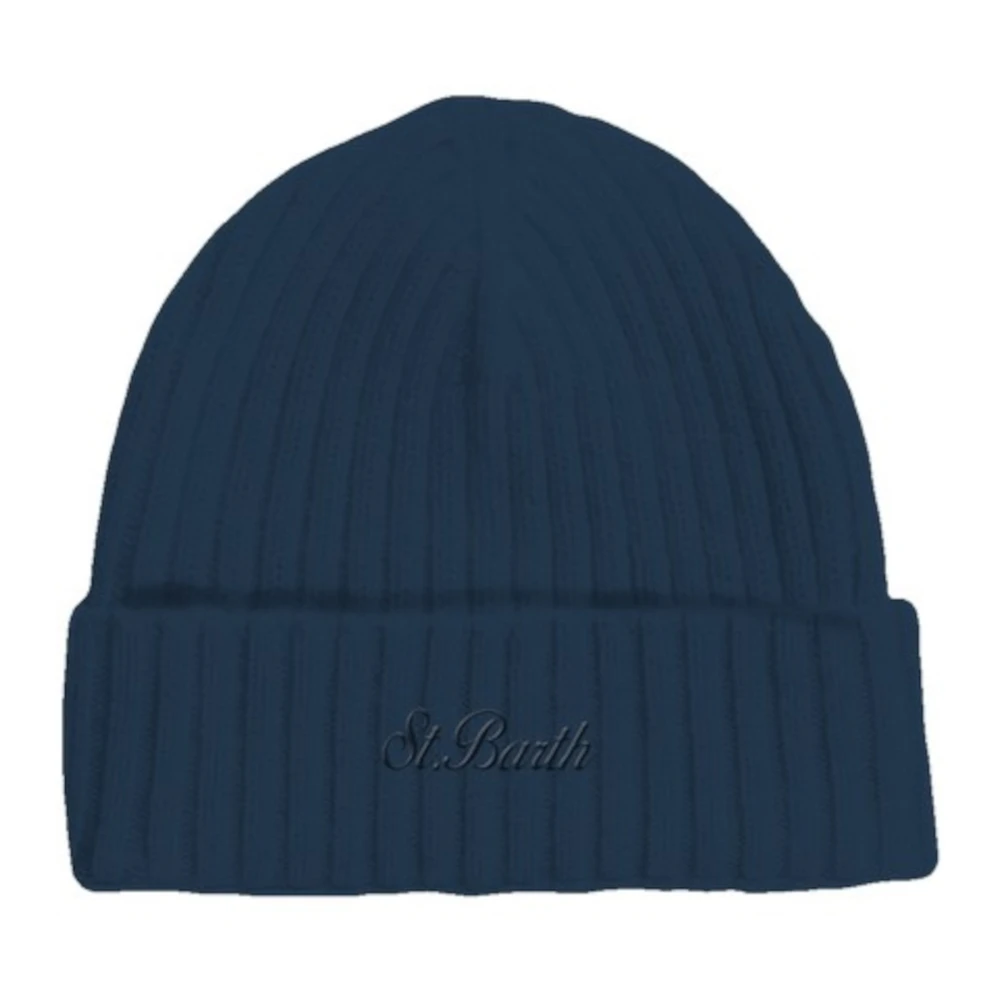 Mc2 Saint Barth Blue Wengen Beanie - Male - Accessories - One Size - Accessories