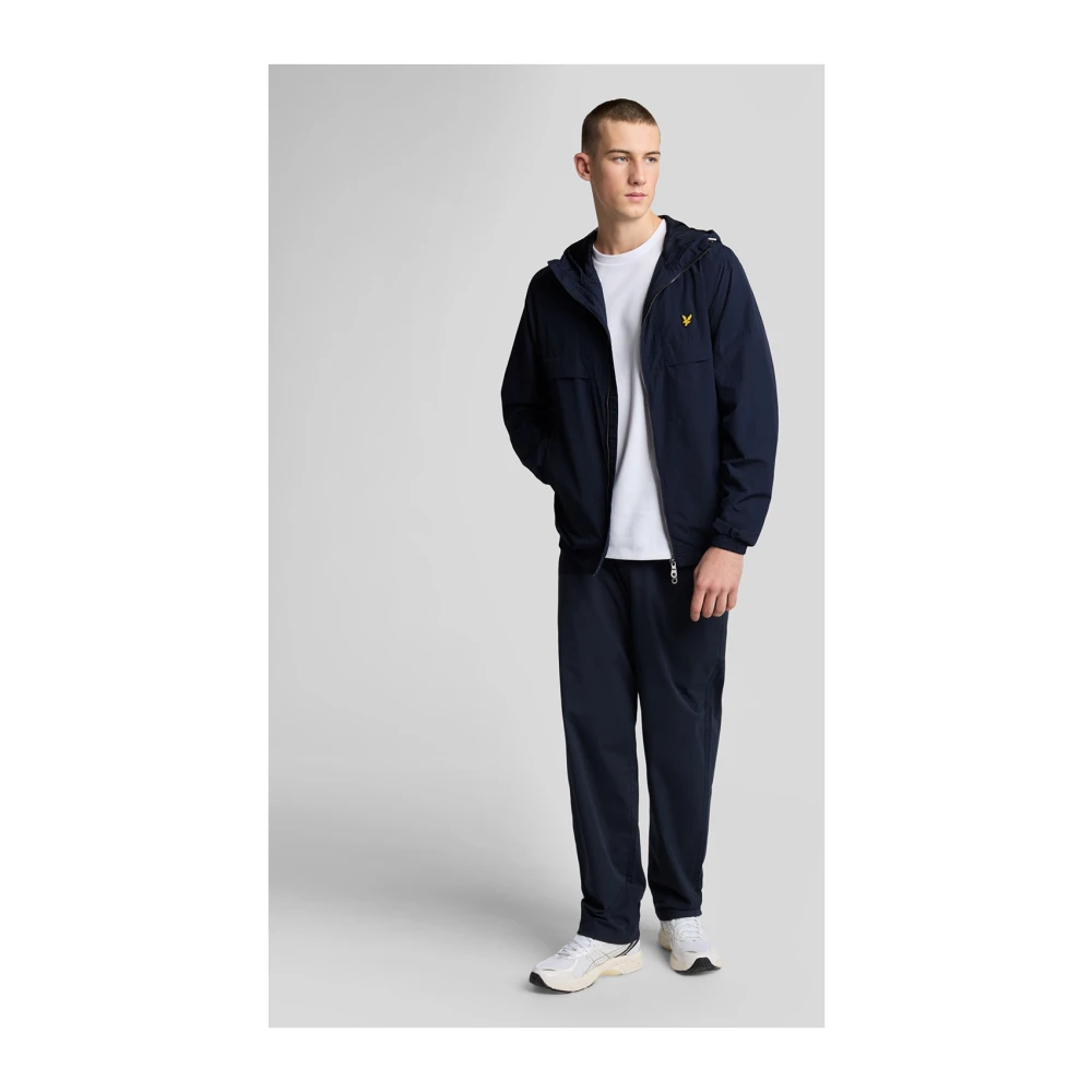 Lyle & Scott Jassen Lichtgewicht Ripstop Jas Blue Heren