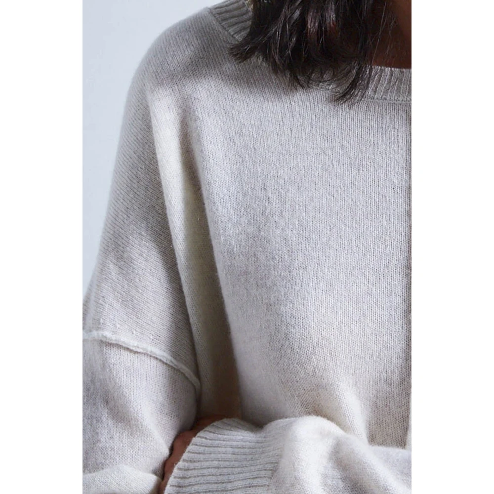 Absolut Cashmere Luxe Beige Sweaters Beige Dames