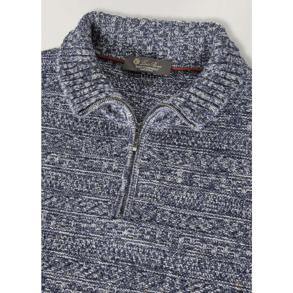Loro Piana Lima Coltrui van Kasjmier Blue Heren