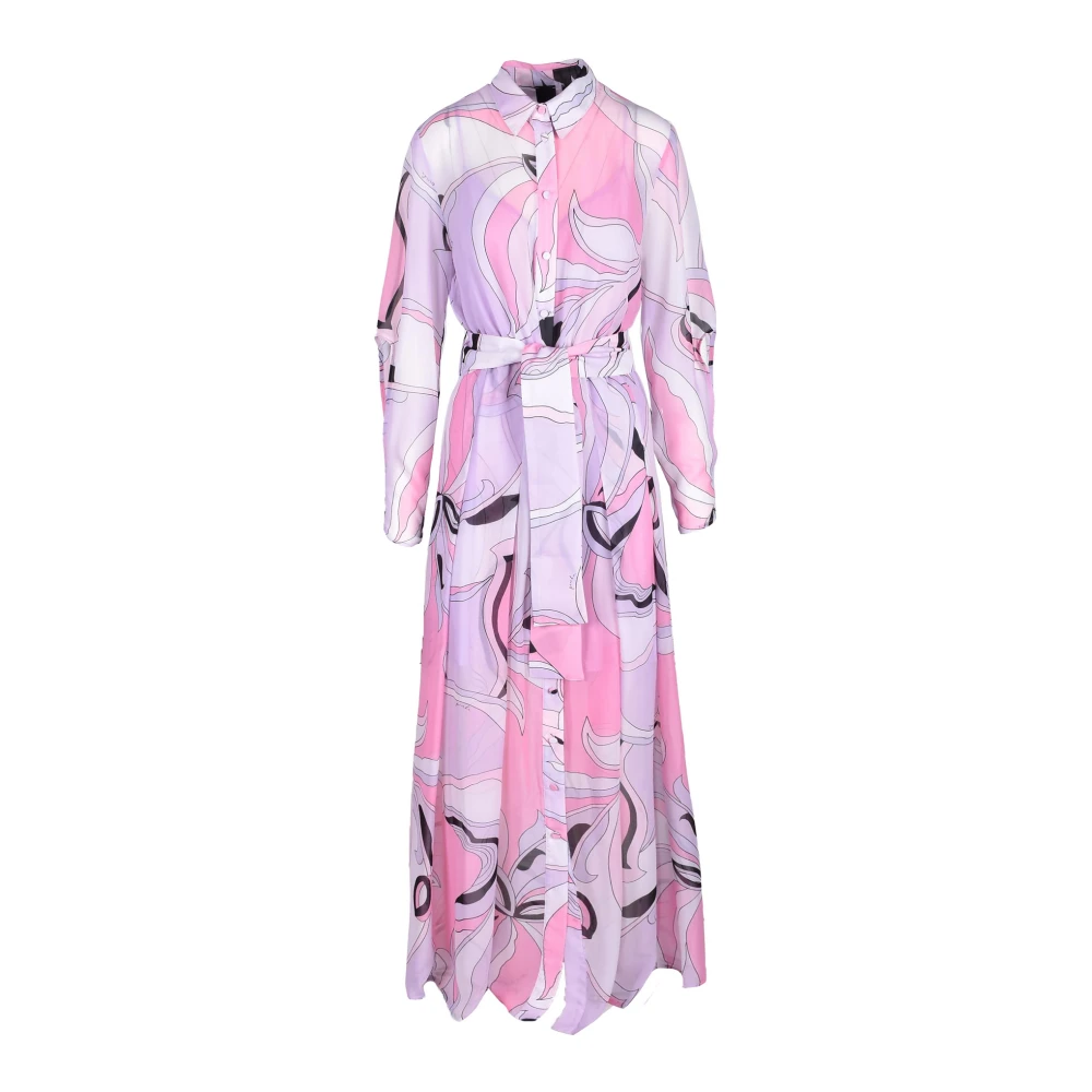 Pinko Roze Jurk voor Vrouwen Multicolor Dames