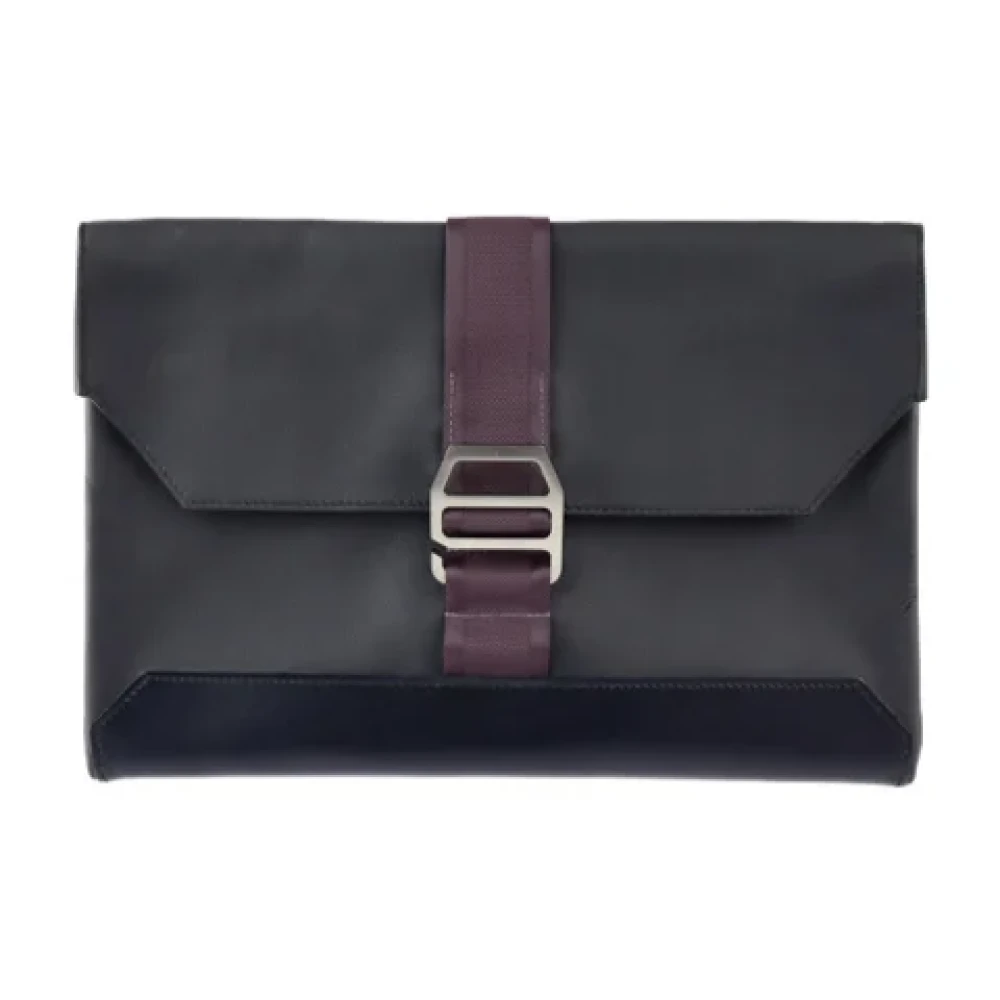 Hermès Vintage Pre-owned Fabric clutches Black Dames