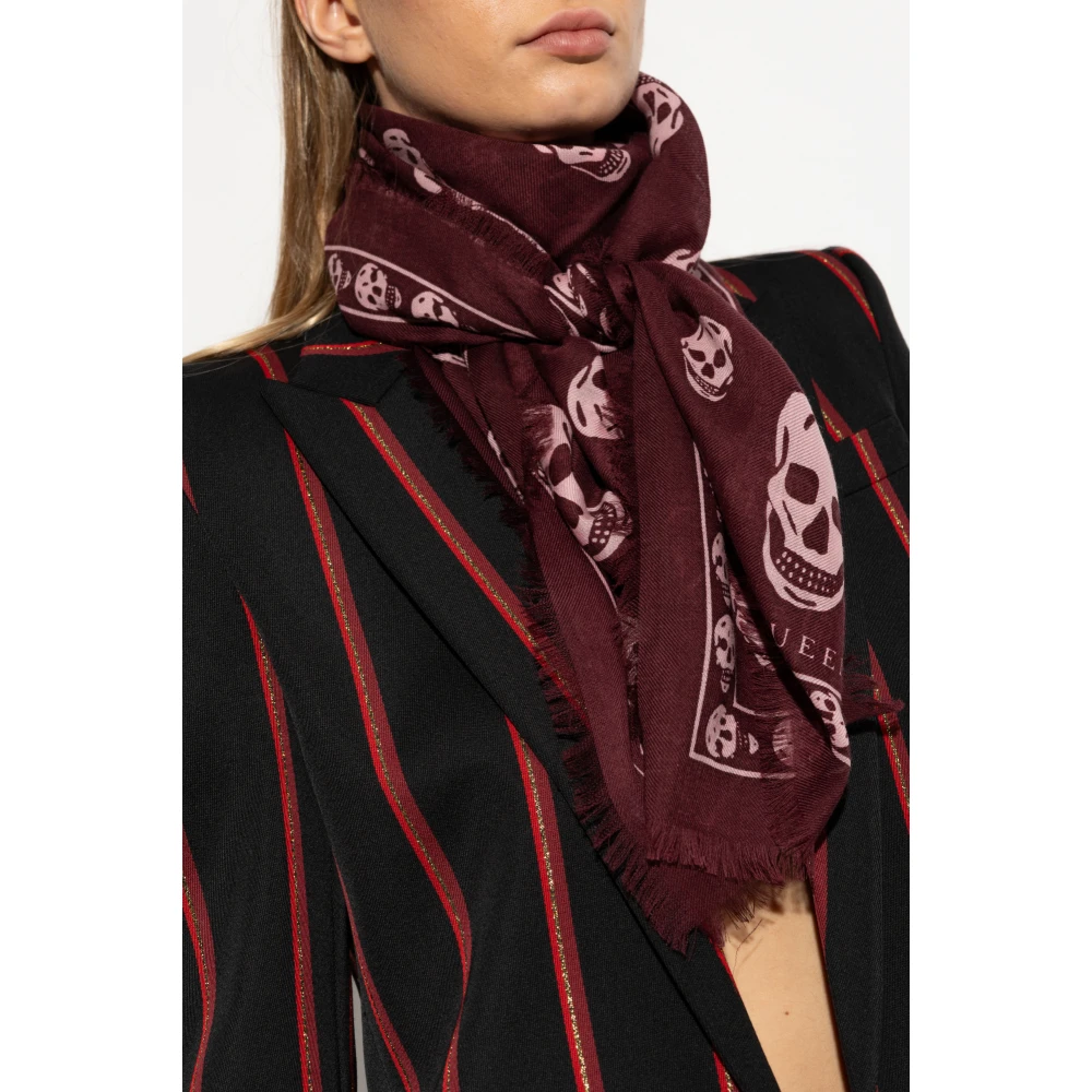 alexander mcqueen Wollen sjaal Purple Dames