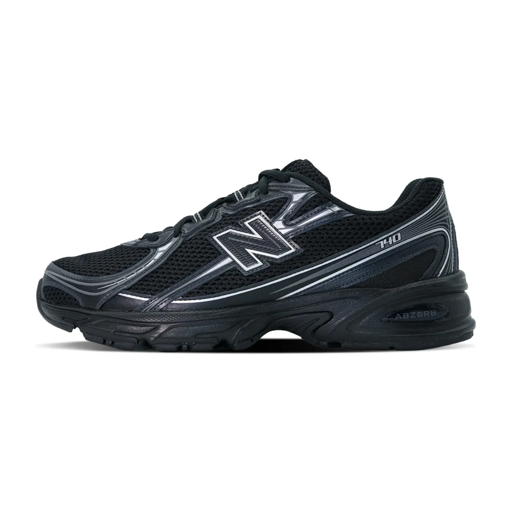 New Balance 740 V2 Trainers Metallic Black in  Size 7.5, Offspring - Image 4