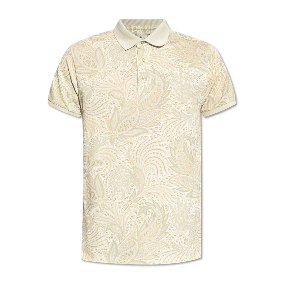 ETRO Gestreepte polo Beige Heren