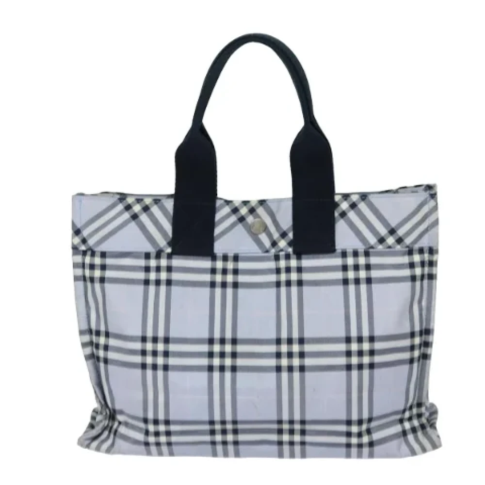 Burberry Vintage Pre-owned Nylon handbags Blue Dames