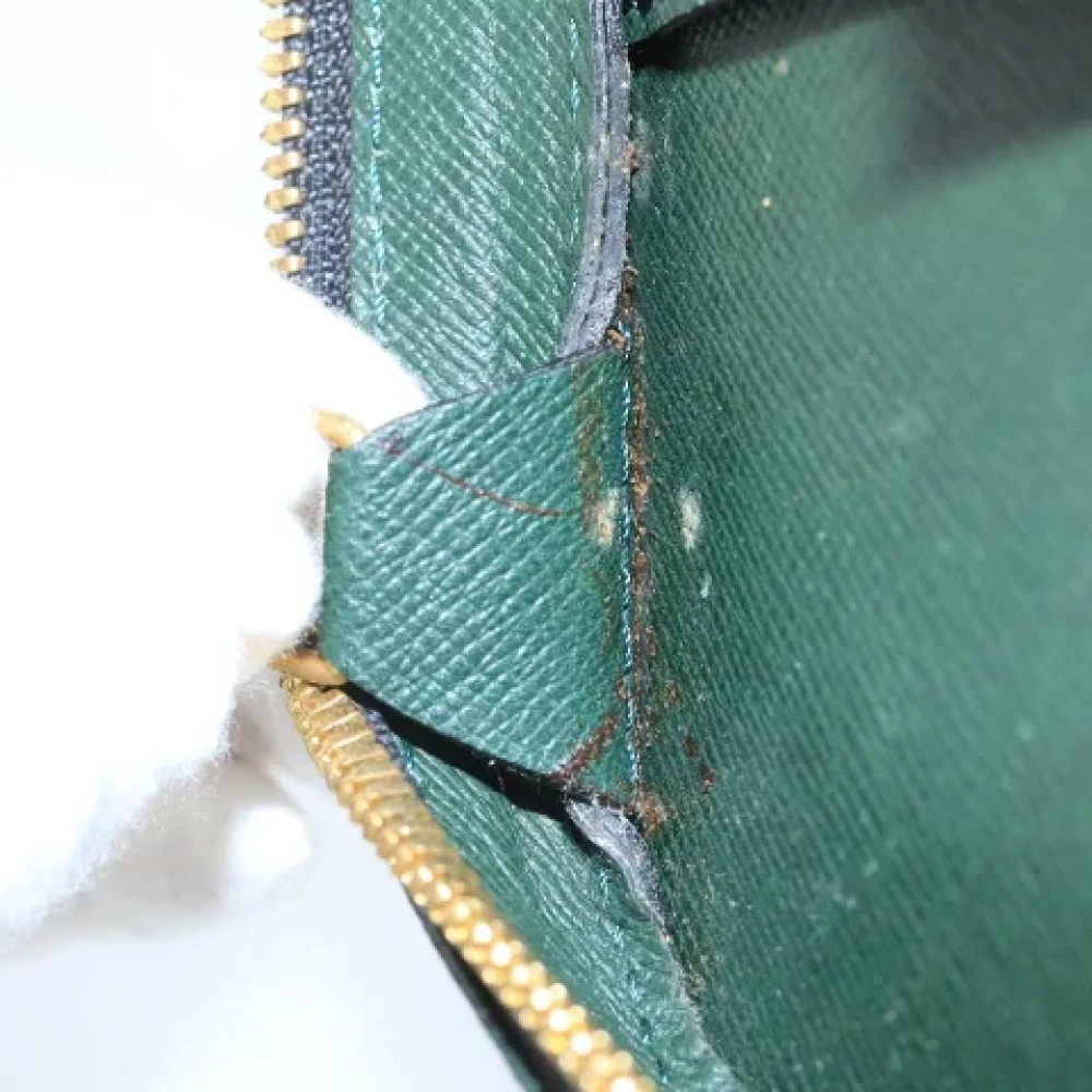 Louis Vuitton Vintage Pre-owned Leather briefcases Green Dames