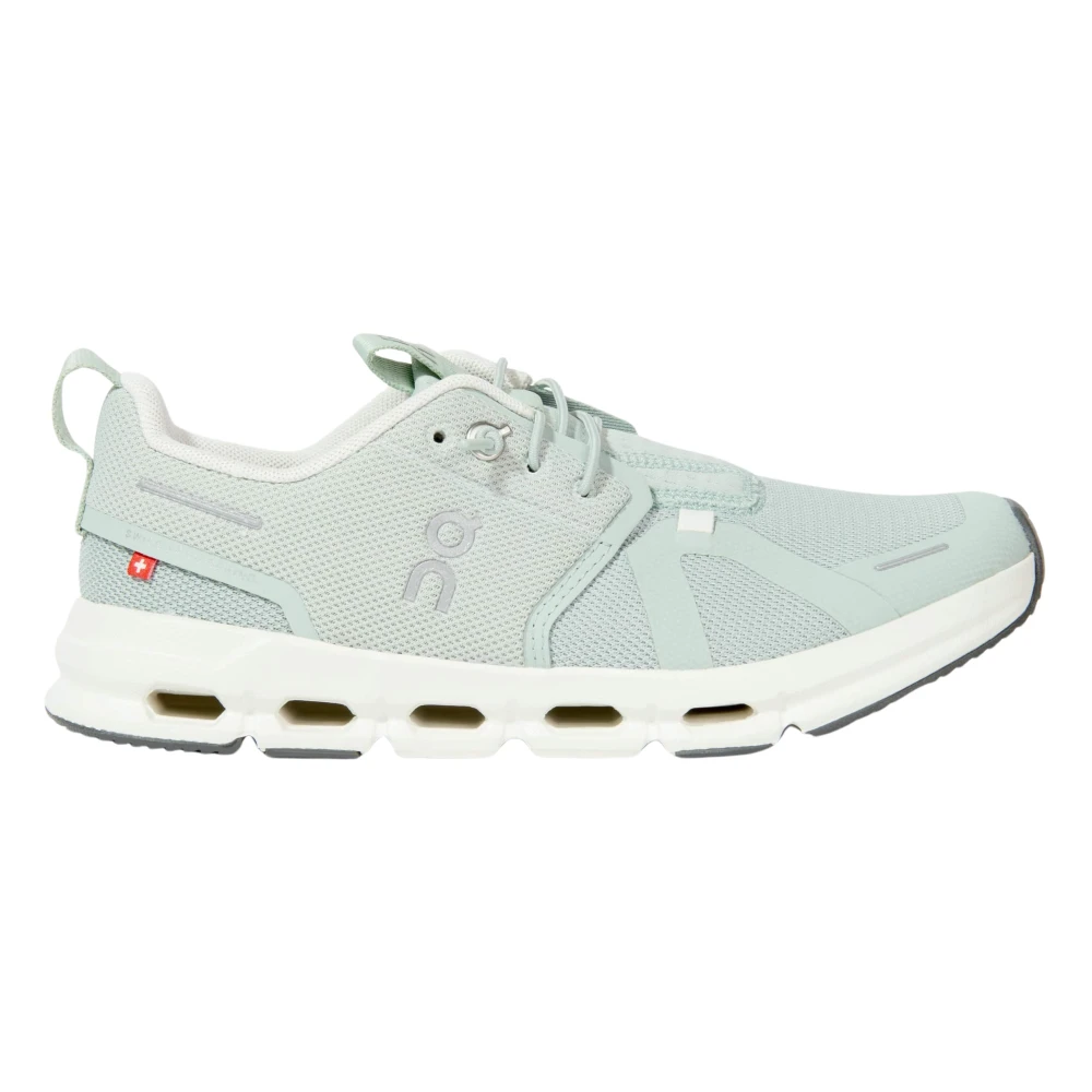 On Running Cloud Sky Trainers - Female - Running Shoes - Green - 3 Uk - Sport