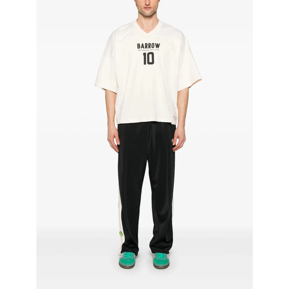 Barrow Witte Basic T-shirt White Heren