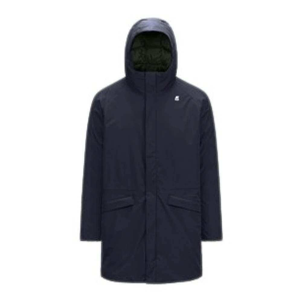 K-way Blauwe Eco Stretch Thermo Jassen Blue Heren