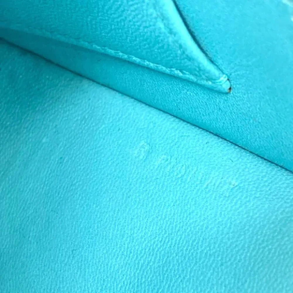 Hermès Vintage Pre-owned Leather shoulder-bags Blue Heren