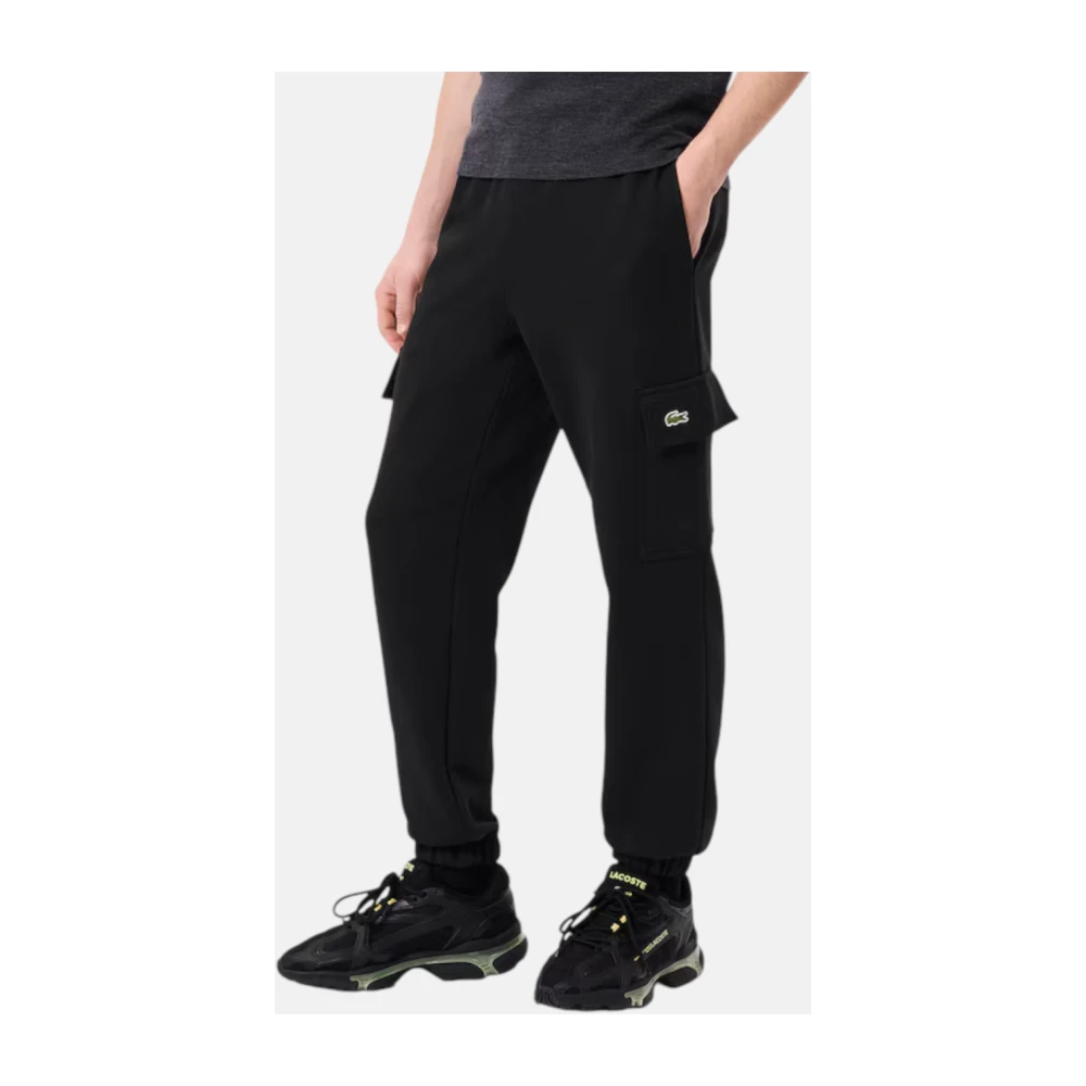 Lacoste Cargo Joggingbroek Comfort en Functionaliteit Black Heren
