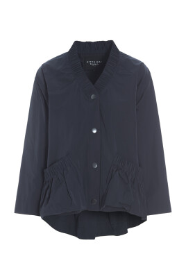 rynket-poplin-jakke-mork-midnat