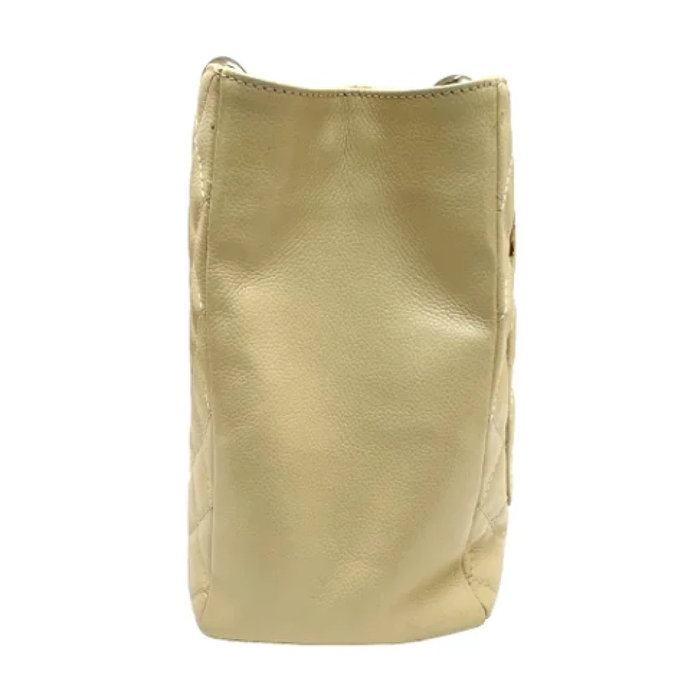 Chanel Vintage Pre-owned Fabric chanel-bags Beige Dames