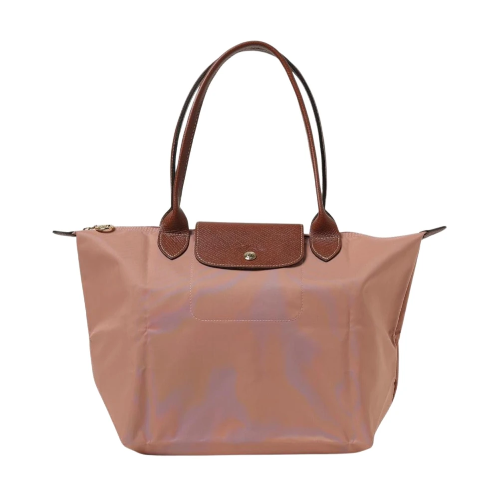 Longchamp Women's Pink Lightweight Top Handle Bag