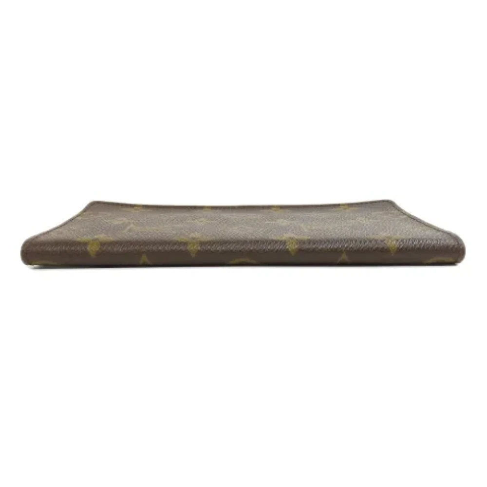 Louis Vuitton Vintage Pre-owned Canvas wallets Brown Heren
