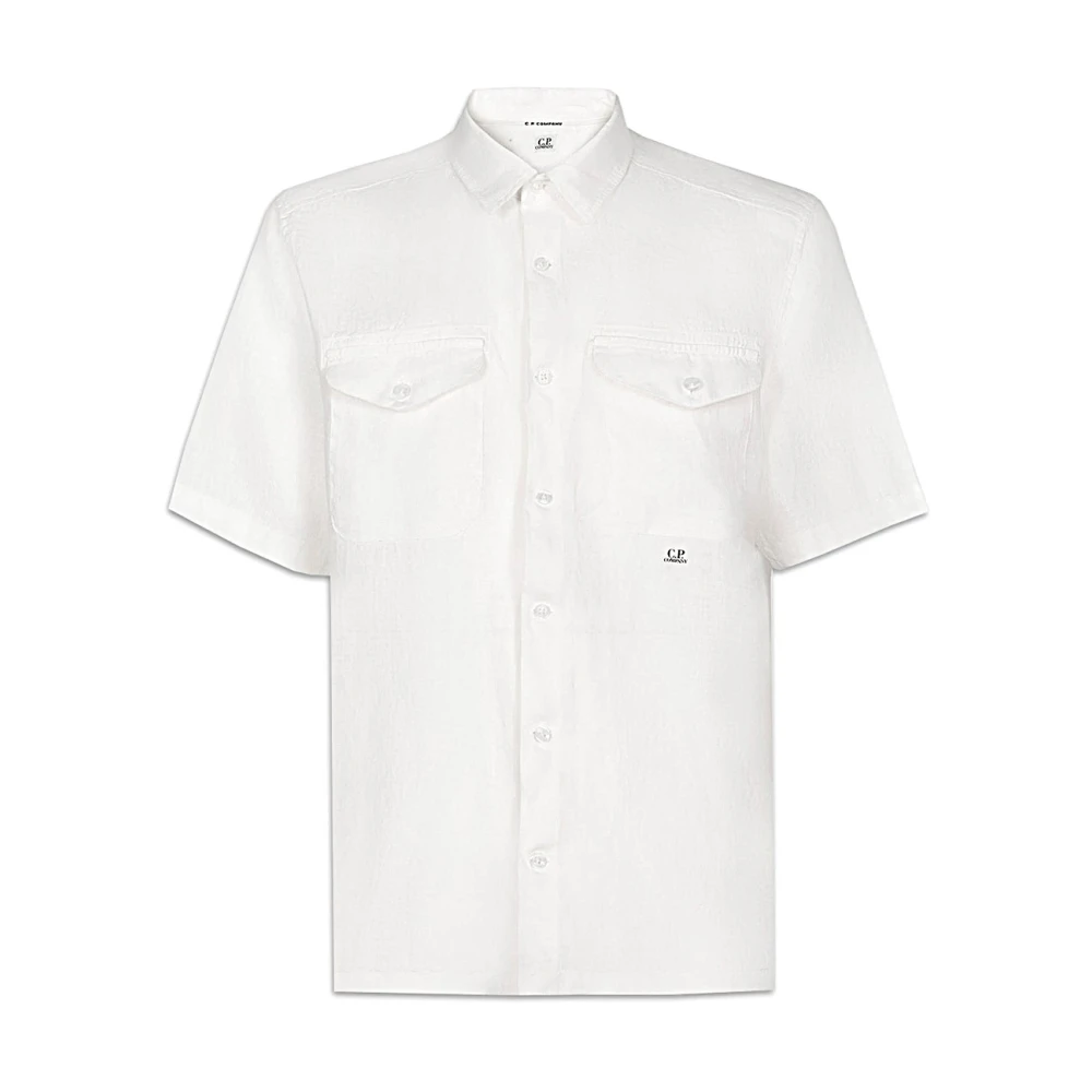 C.P. Company Stijlvolle Shirt voor Mannen White Heren