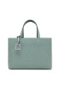 groene-synthetisch-leren-handtas-met-gouden-details