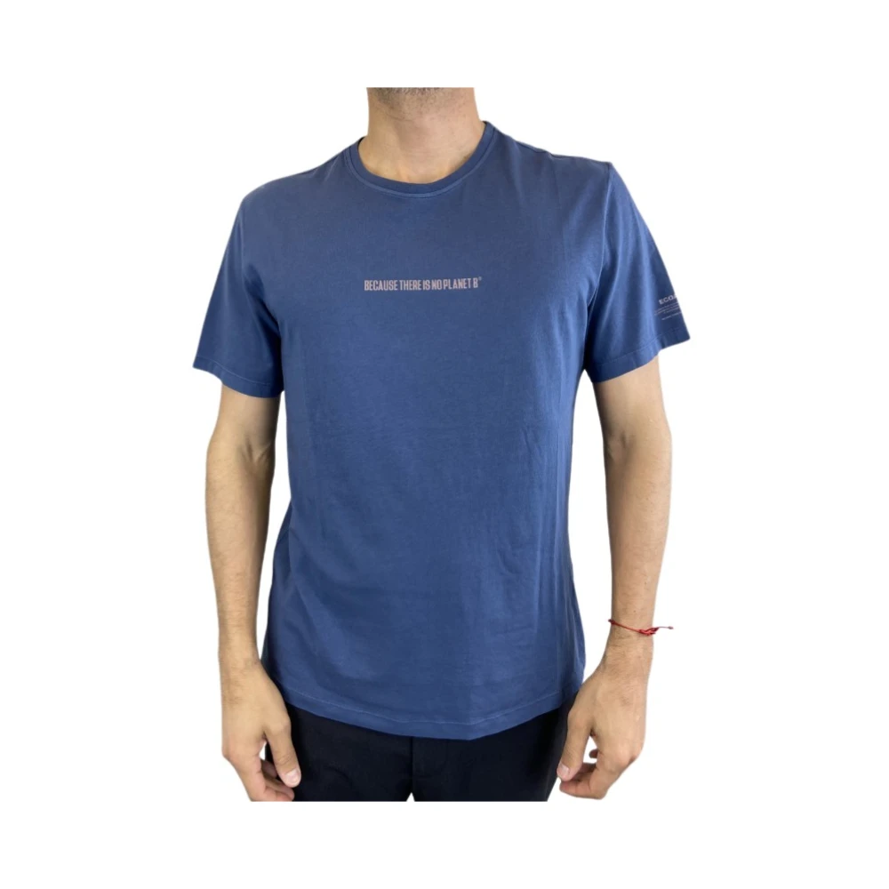 Ecoalf Blauw T-shirt met korte mouwen Blue Heren
