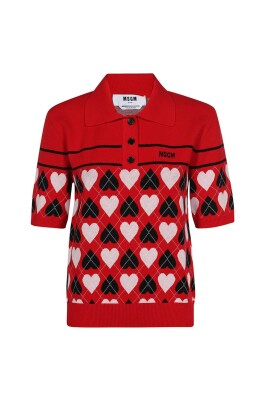 polo-en-maille-imprimee