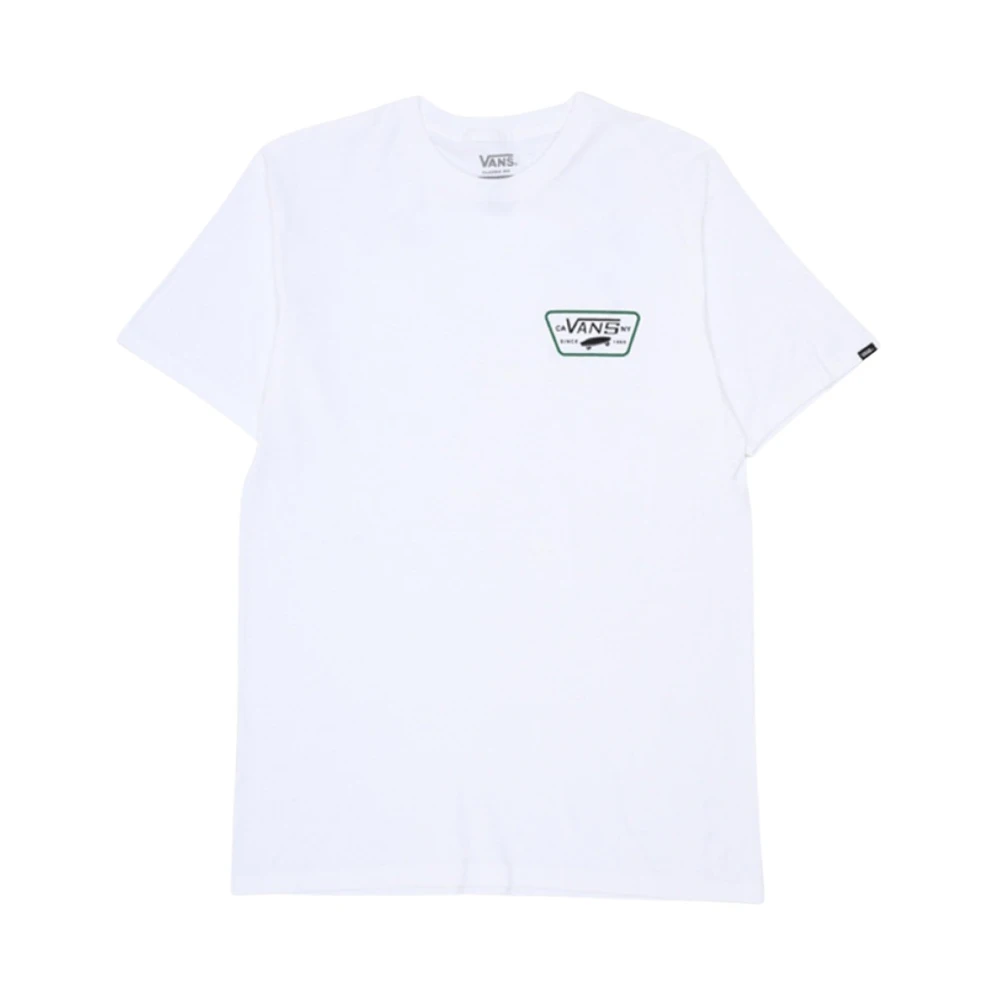 Vans Patch Back Tee Shirt White Heren