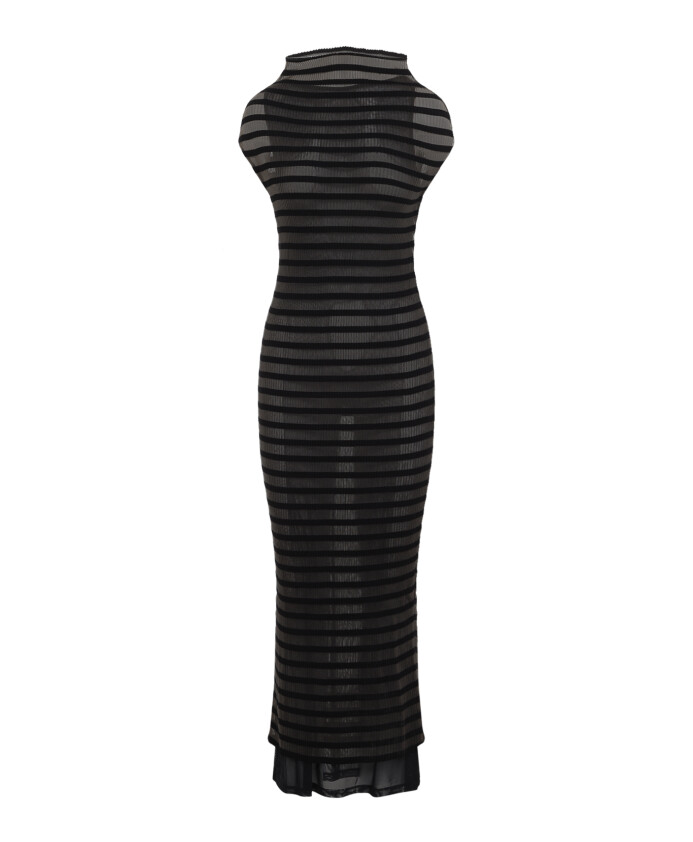 robe-longue-rayee