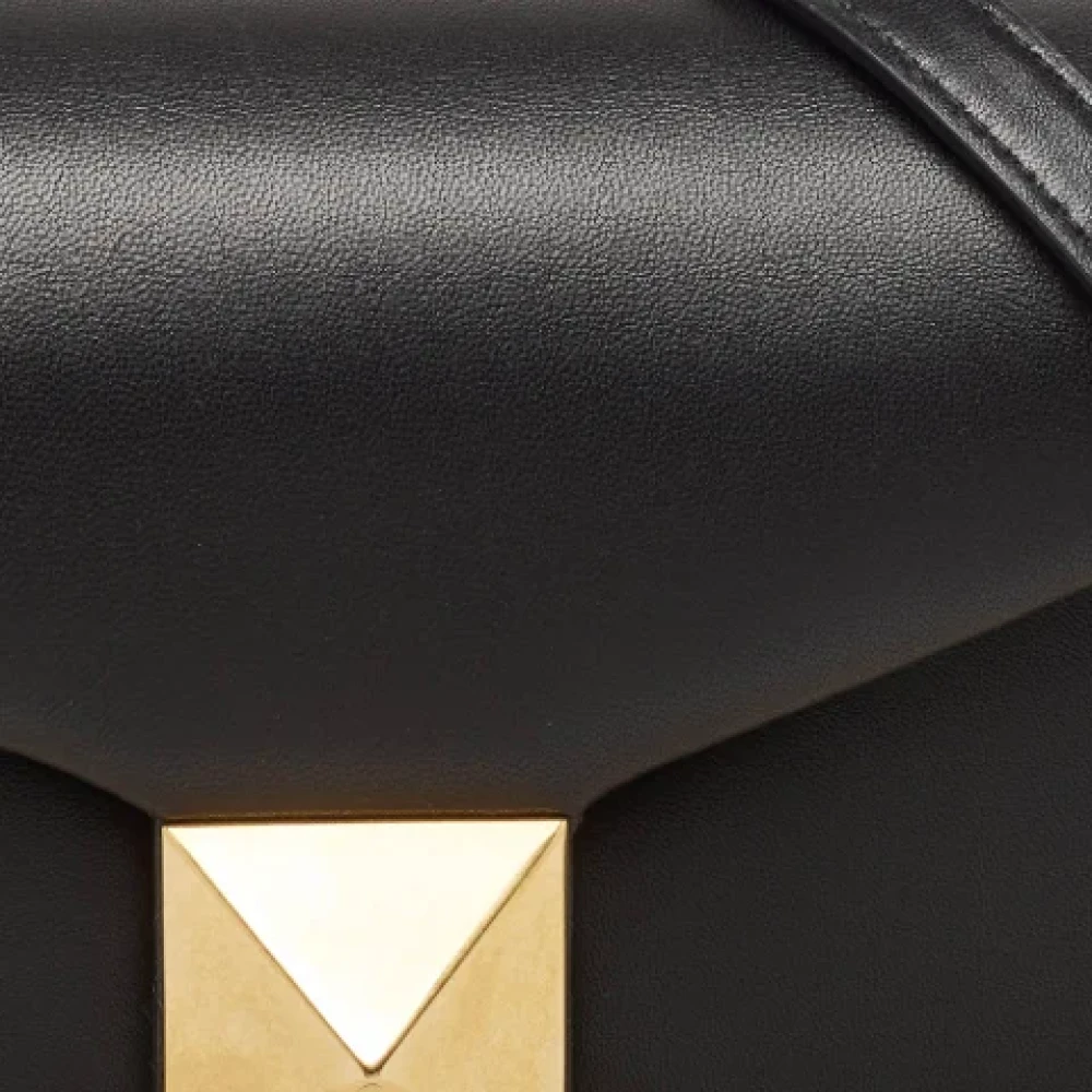 Valentino Vintage Pre-owned Leather handbags Black Dames